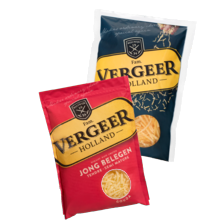 Vergeer geraspte kaas
